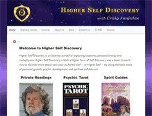 Tablet Screenshot of higherselfdiscovery.com